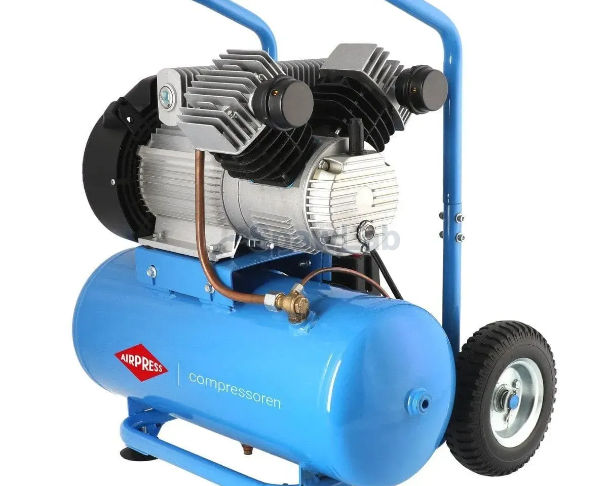 Airpress Compressor LM 25-350 + kit with gun for plastering and hose pneumatic, photo 3