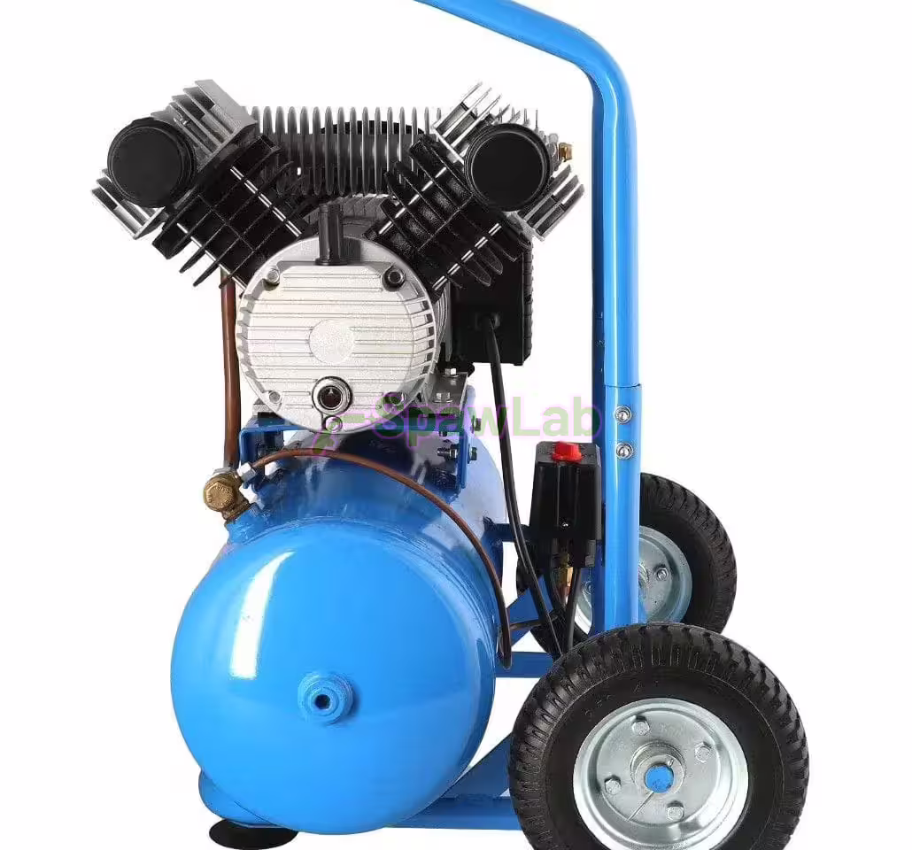 Airpress Kompresor LM 25-350 + zestaw z pistoletem do tynkowania i wężem pneumatycznym, zdjęcie 4