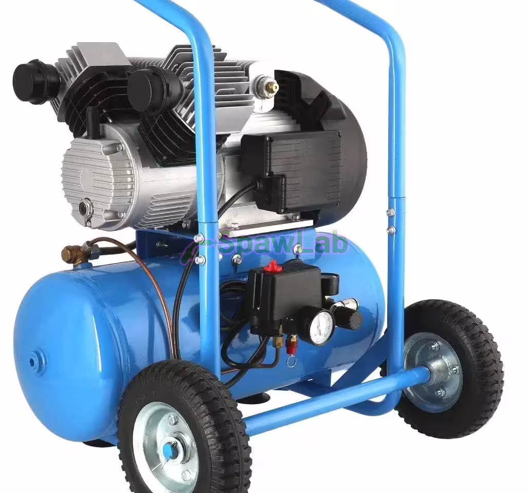 Airpress Kompresor LM 25-350 + zestaw z pistoletem do tynkowania i wężem pneumatycznym, zdjęcie 5