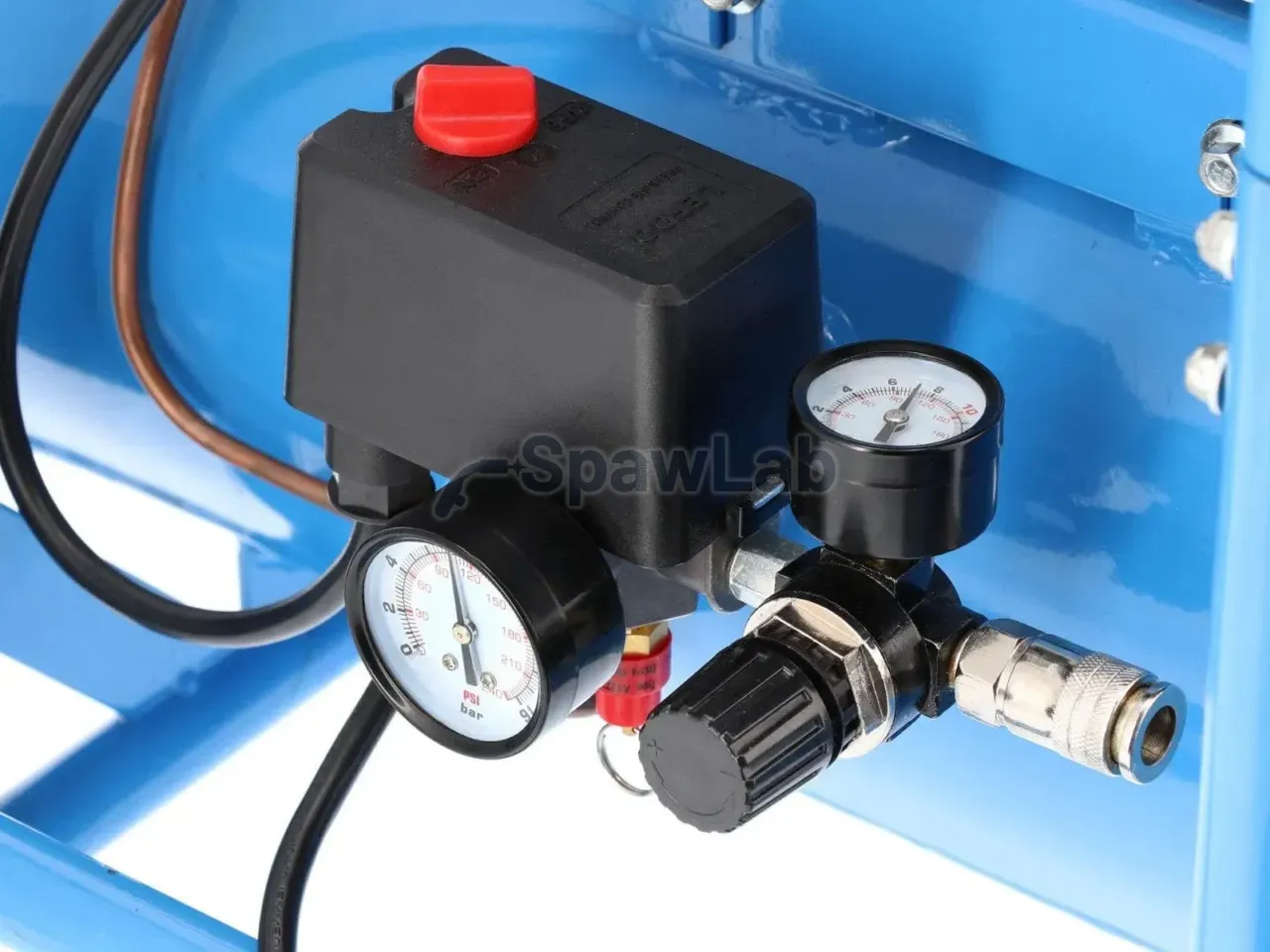 Airpress Compressor LM 25-350 + kit with gun for plastering and hose pneumatic, photo 8