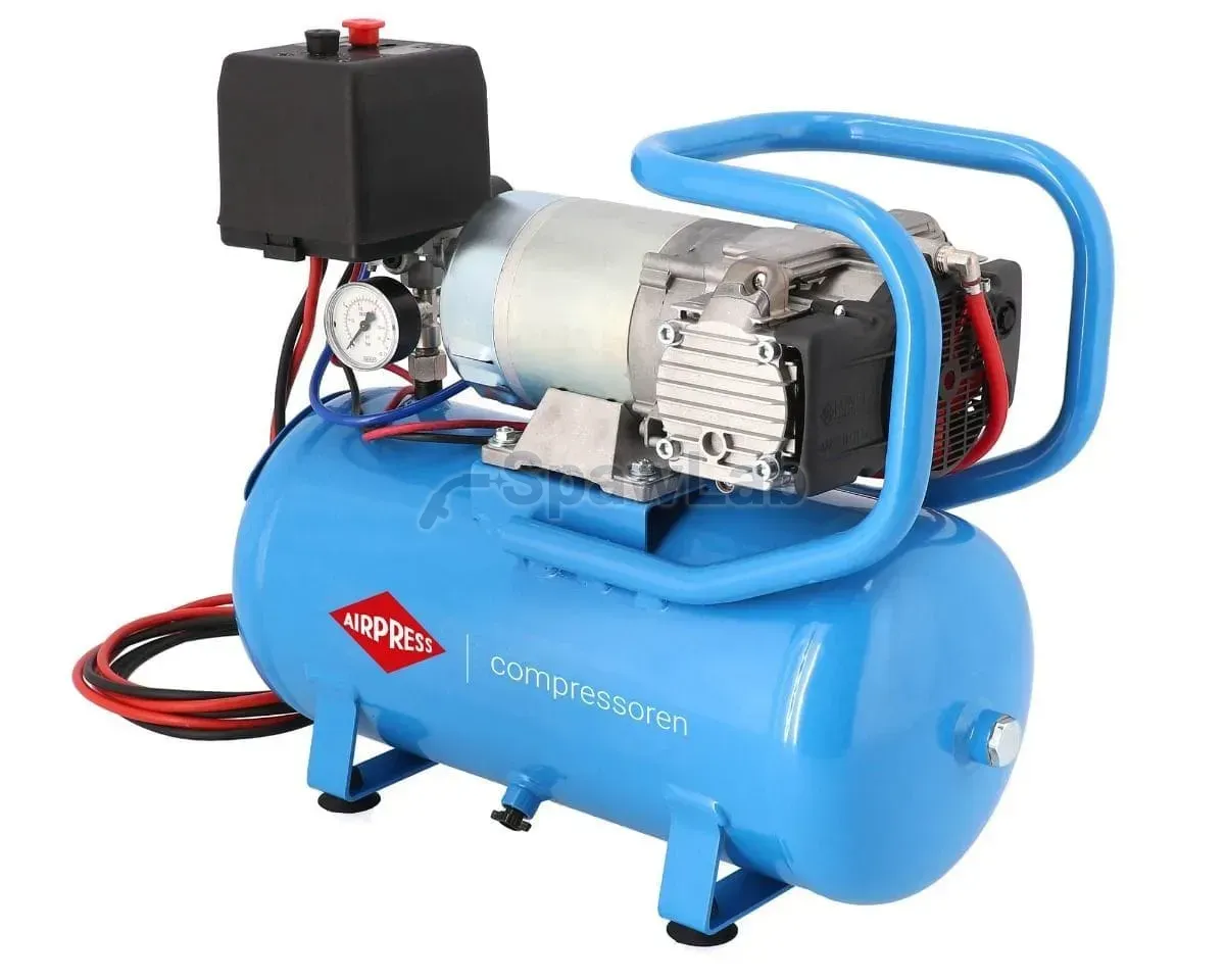 Airpress DC 12-180/15 12V-Kfz-Kompressor 10 bar 0,75 PS/0,55 kW 144 l/min 15 l, ölfrei, Zweikolben, Bild 2