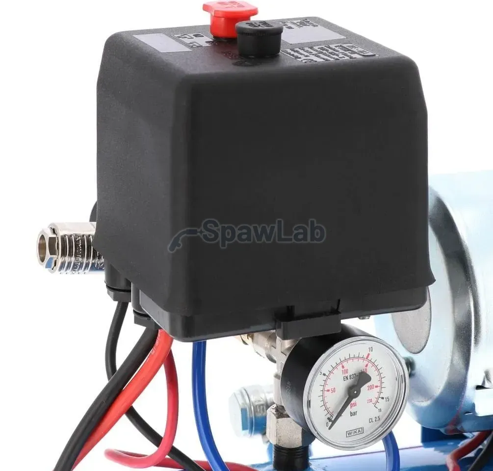 Airpress DC 12-180/15 12V-Kfz-Kompressor 10 bar 0,75 PS/0,55 kW 144 l/min 15 l, ölfrei, Zweikolben, Bild 9