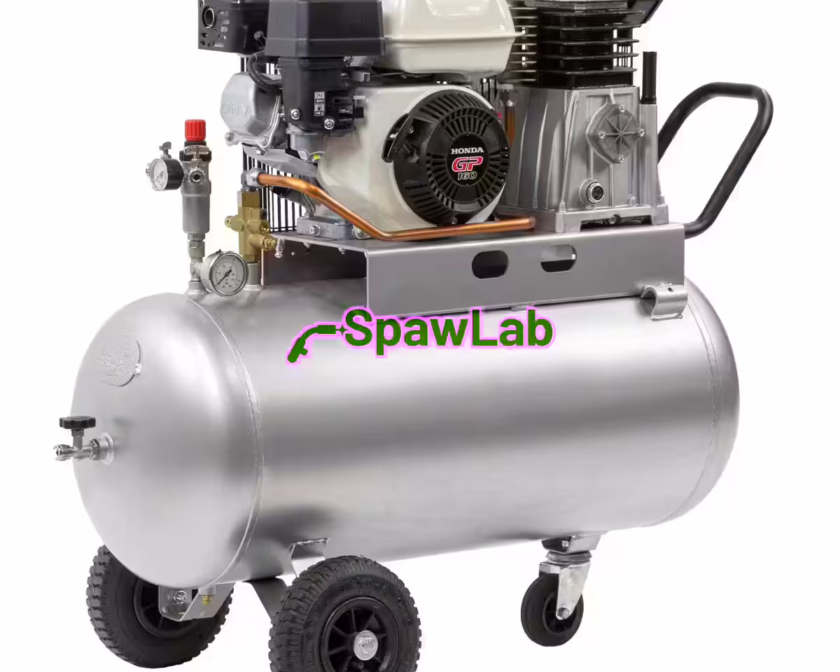 Airpress BM 100/410 Zweikolben-Benzinkompressor (Honda GP160) 10 bar 4,8 PS/3,6 kW 247 l/min 100 l