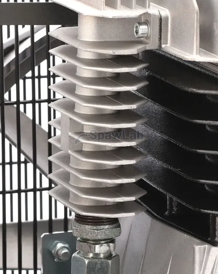 Airpress Petrol twin-piston compressor BM 11+11/410 (Honda GX160) 10 bar 4.8 HP / 3.6 kW 247 l/min 2 x 11 l, photo 2