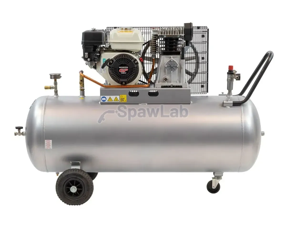 Airpress BM 200-410 petrol twin-piston compressor (Honda GP160) 10 bar 4.8 HP/3.6 kW 247 l/min 200 l