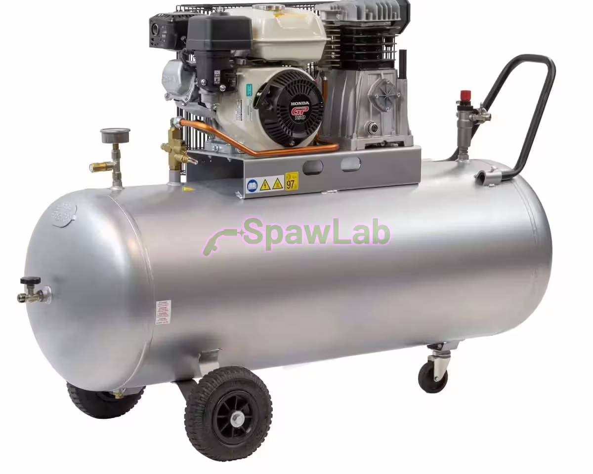 Airpress Kompresor spalinowy dwutłokowy BM 200-410 (Honda GP160) 10 bar 4.8 KM/ 3.6 kW 247 l/min 200 l, zdjęcie 2