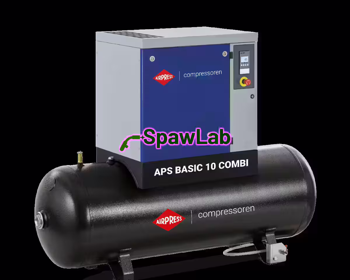 Airpress Schraubenkompressor APS 10 Basic Combi 10 bar 10 PS/7.5 kW 996 l/min 500 l