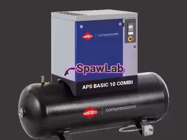 Airpress Schraubenkompressor APS 10 Basic Combi 10 bar 10 PS/7.5 kW 996 l/min 500 l