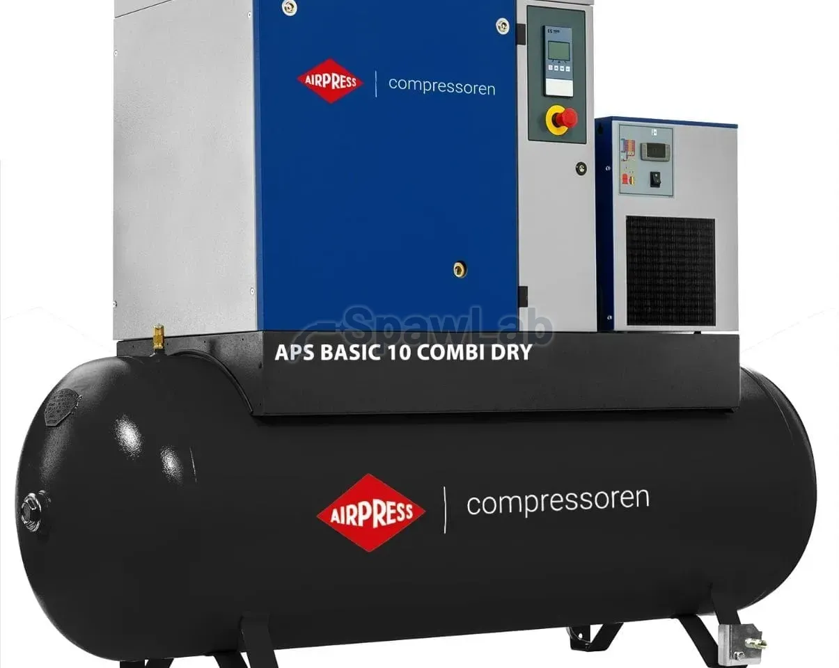 Airpress Schraubenkompressor APS 10 Basic Combi Dry 13 bar 10 PS/7.5 kW 780 l/min 500 l
