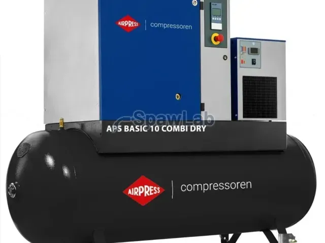 Airpress Schraubenkompressor APS 10 Basic Combi Dry 13 bar 10 PS/7.5 kW 780 l/min 500 l