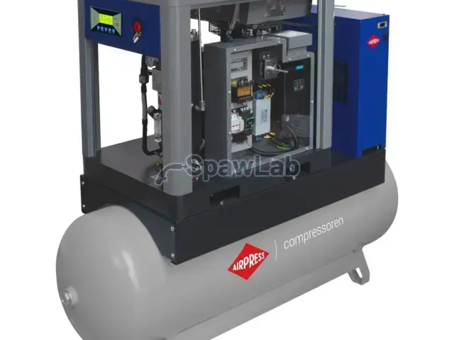 Airpress Screw compressor APS 10 Combi Dry X 10 bar 10 HP/7.5 kW 970 l/min 500 l