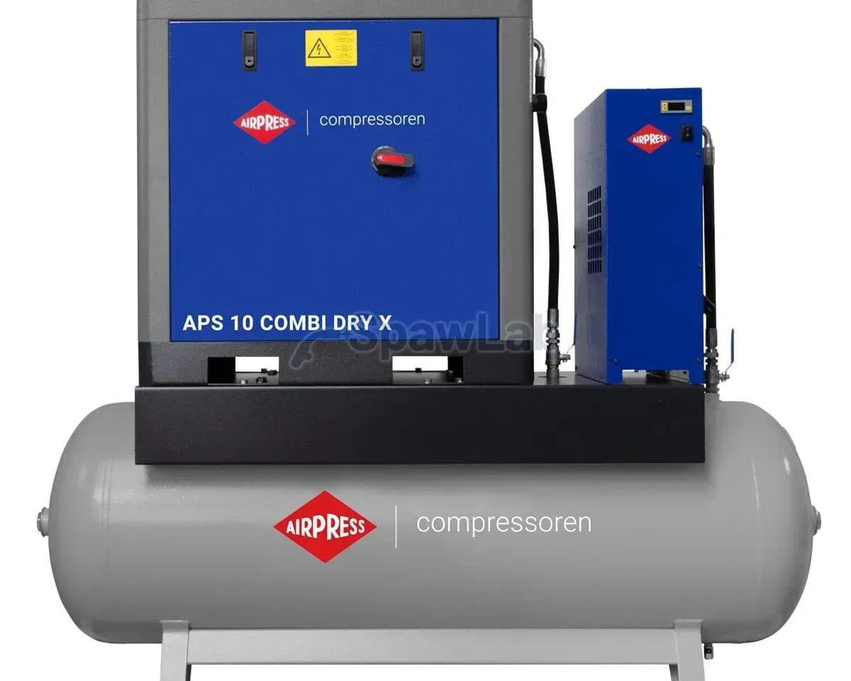 Airpress Screw compressor APS 10 Combi Dry X 10 bar 10 HP/7.5 kW 970 l/min 500 l, photo 2