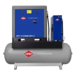 Airpress Screw compressor APS 10 Combi Dry X 10 bar 10 HP/7.5 kW 970 l/min 500 l, photo 2