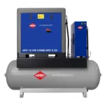 Airpress APS 10 IVR Combi Dry X G2 screw compressor 10 bar 10 HP/7.5 kW 380-1050 l/min 500 l, photo 2