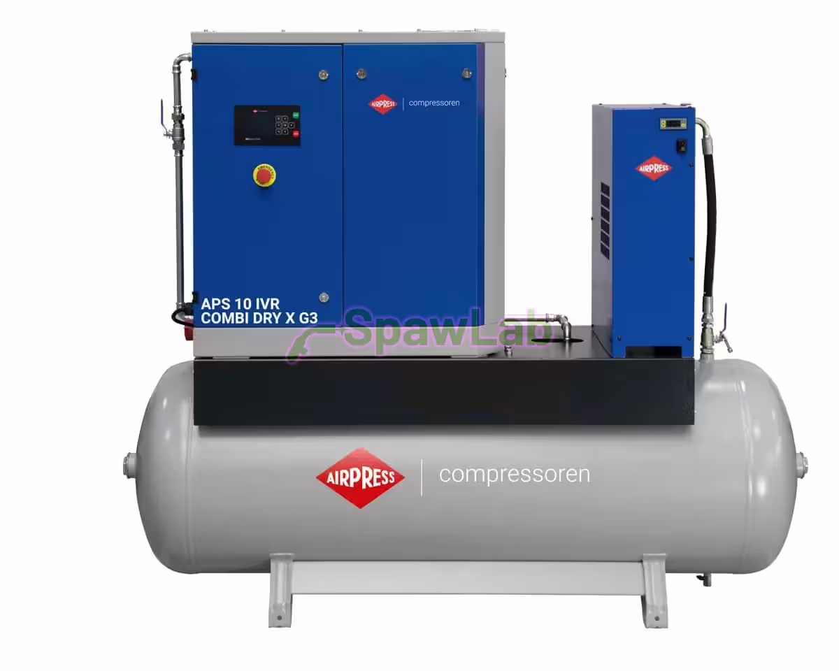Airpress APS 10 IVR Combi Dry X G3 screw compressor 10 bar 10 HP/7.5 kW 328 - 1081 l/min 500 l, photo 4