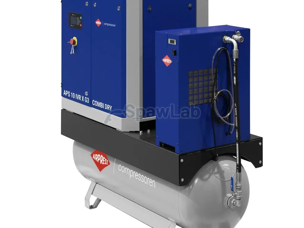 Airpress APS 10 IVR Combi Dry X G3 screw compressor 10 bar 10 HP/7.5 kW 328-1081 l/min 270 l, photo 4