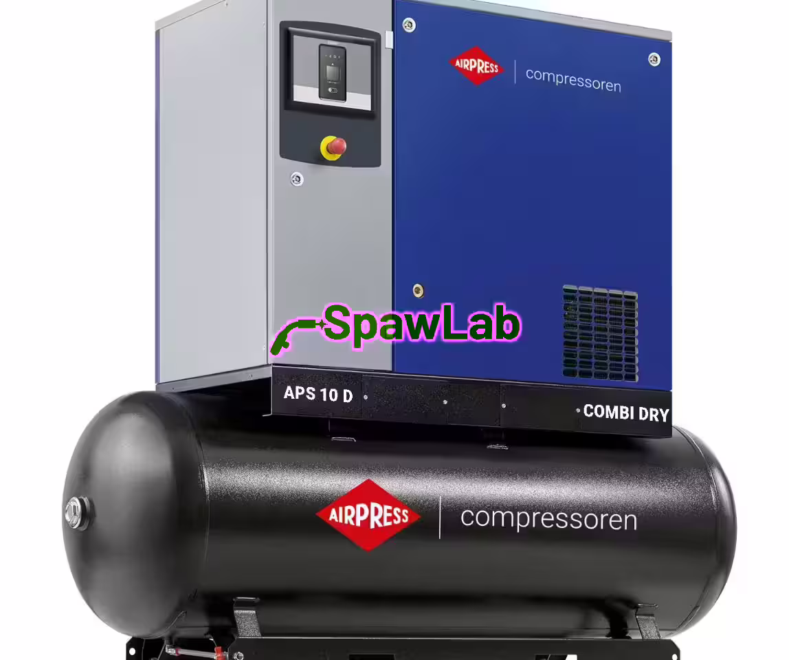 Airpress Screw compressor APS 10D Combi Dry G3 13 bar 10 HP/7.5 kW 884 l/min 500 l