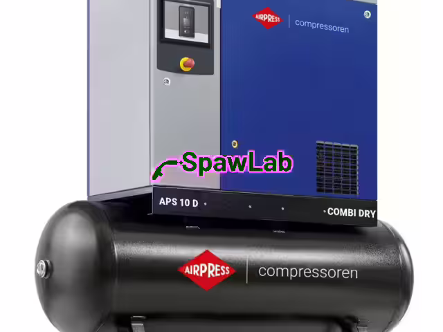 Airpress Schraubenkompressor APS 10D Combi Dry G3 13 bar 10 PS/7.5 kW 884 l/min 500 l