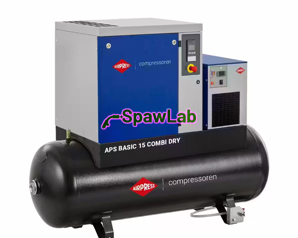 Airpress Screw compressor APS 15 Basic Combi Dry 10 bar 15 HP/11 kW 1416 l/min 500 l