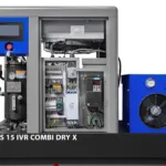 Airpress Schraubenkompressor APS 15 IVR Combi Dry X 10 bar 15 PS/11 kW 380-1500 l/min 500 l, Bild 4
