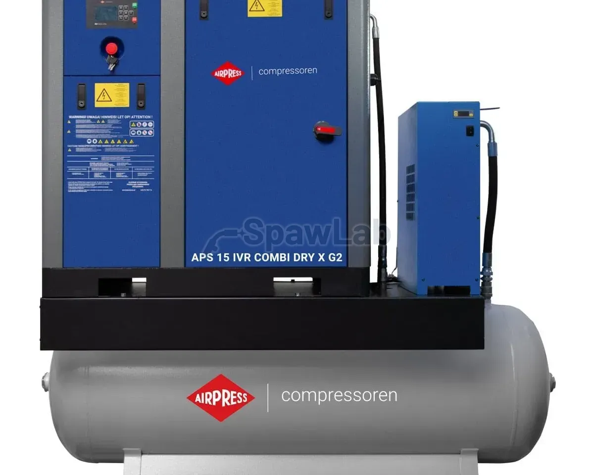 Airpress Schraubenkompressor APS 15 IVR Combi Dry X G2 10 bar 15 PS/11 kW 630-1680 l/min 500 l, Bild 2