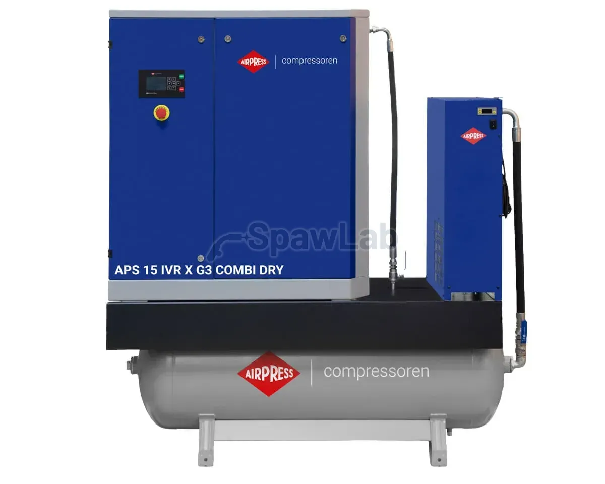 Airpress Kompresor śrubowy APS 15 IVR X G3 Combi Dry 10 bar 15 KM/11 kW 544-1579 l/min 270 l, zdjęcie 2