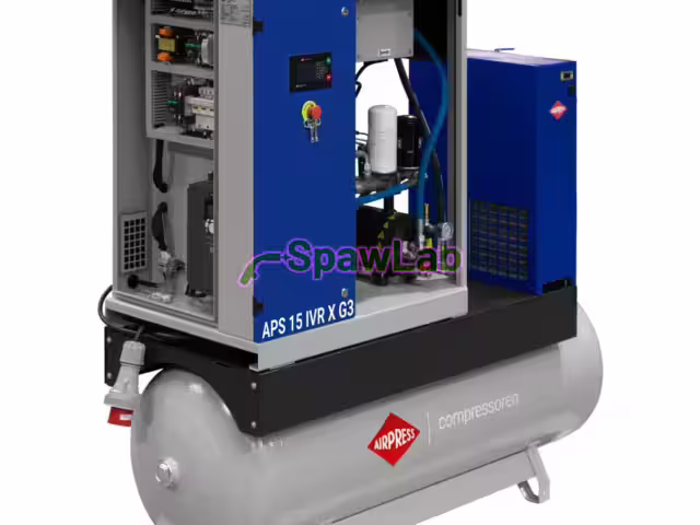 Airpress Screw compressor APS 15 IVR X G3 Combi Dry 10 bar 15 HP/11 kW 544-1579 l/min 500 l