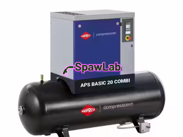 Airpress Schraubenkompressor APS 20 Basic Combi 13 bar 20 PS/15 kW 1332 l/min 500 l