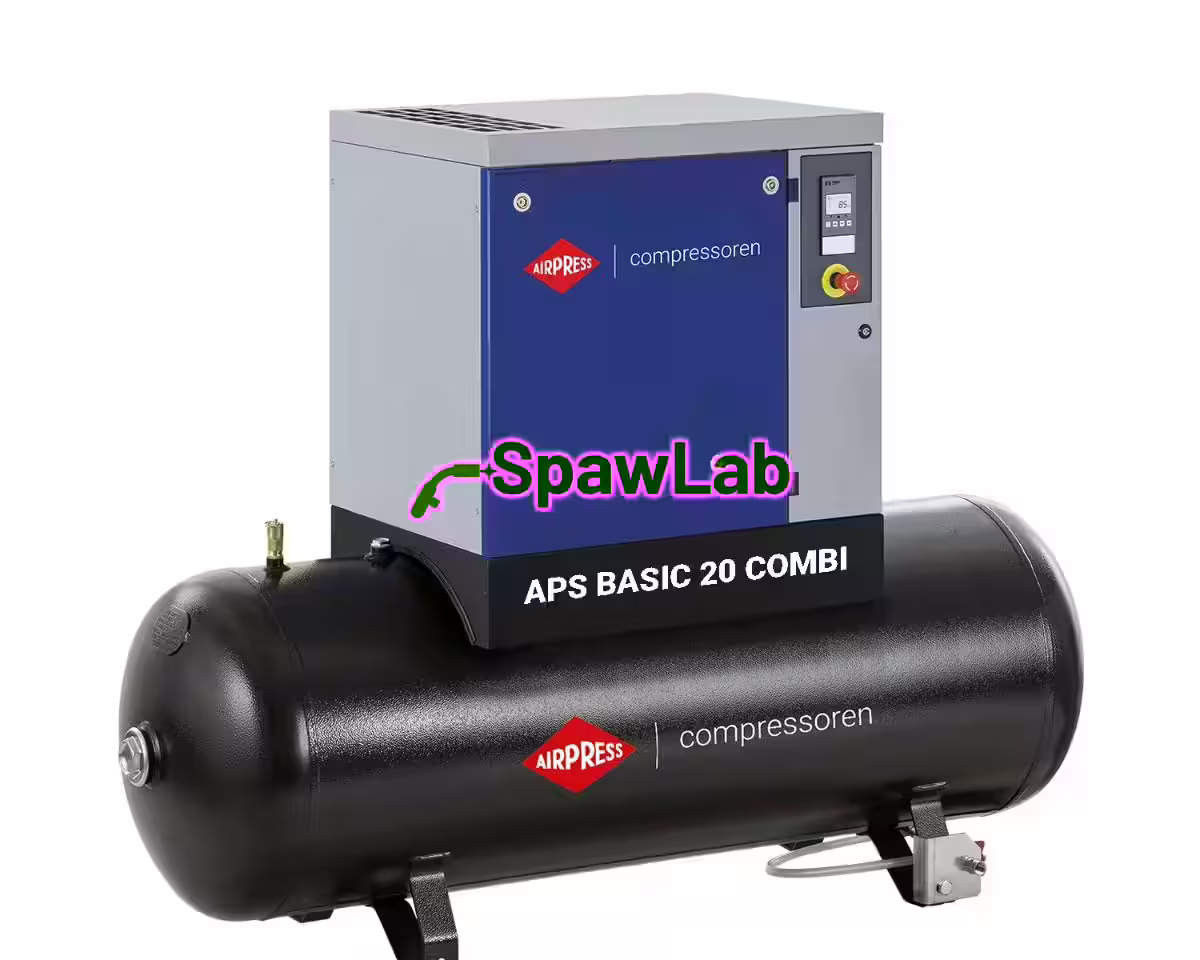 Airpress Schraubenkompressor APS 20 Basic Combi 8 bar 20 PS/15 kW 1860 l/min 500 l