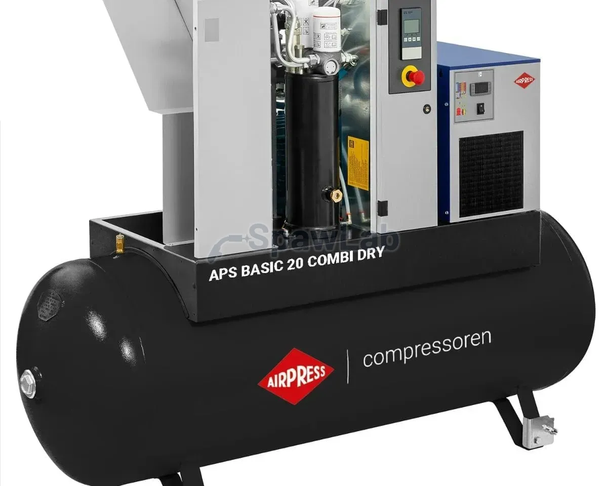 Airpress APS 20 Basic Combi Dry screw compressor 13 bar 20 HP/15 kW 1332 l/min 500 l, photo 2