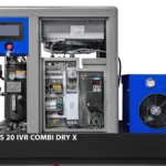 Airpress Screw compressor APS 20 IVR Combi Dry X 10 bar 20 HP/15 kW 820 - 2200 l/min 500 l, photo 3