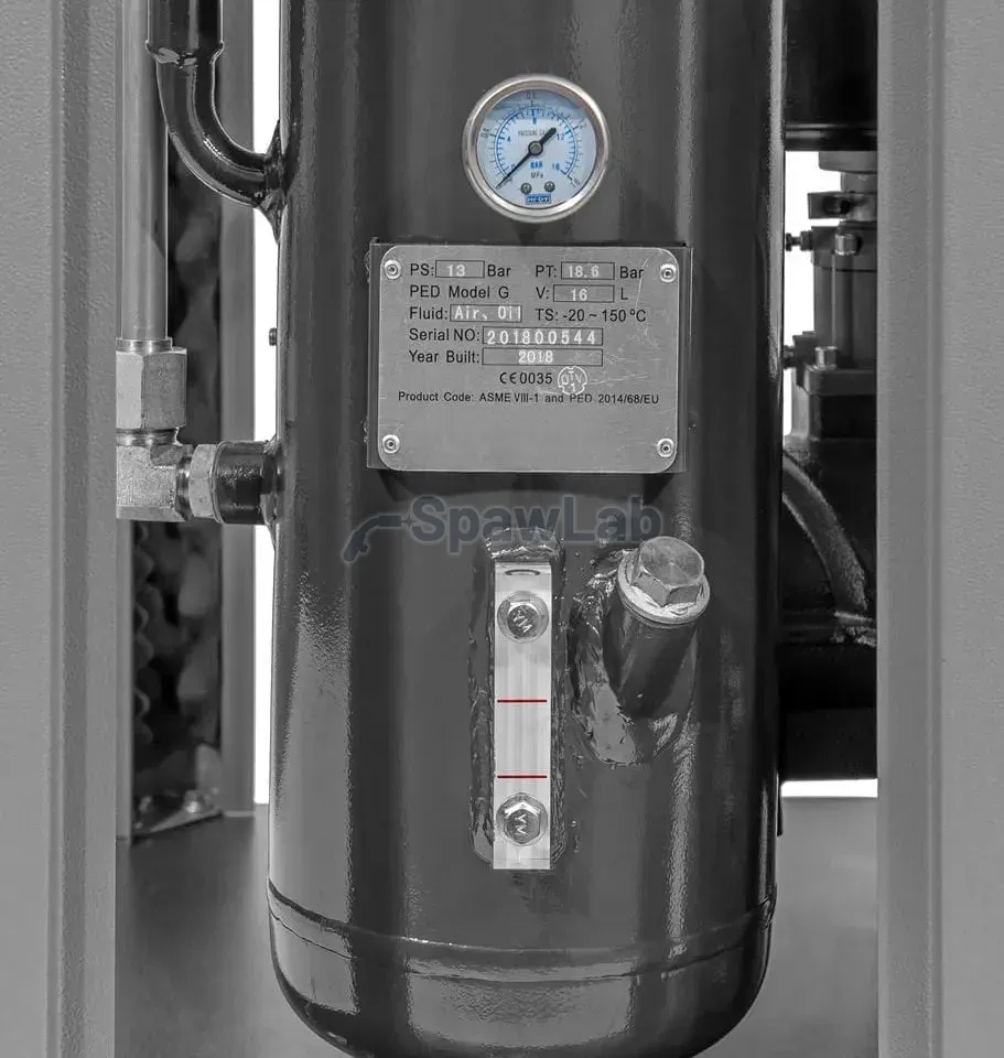 Airpress Screw compressor APS 20 IVR Combi Dry X 10 bar 20 HP/15 kW 820 - 2200 l/min 500 l, photo 5