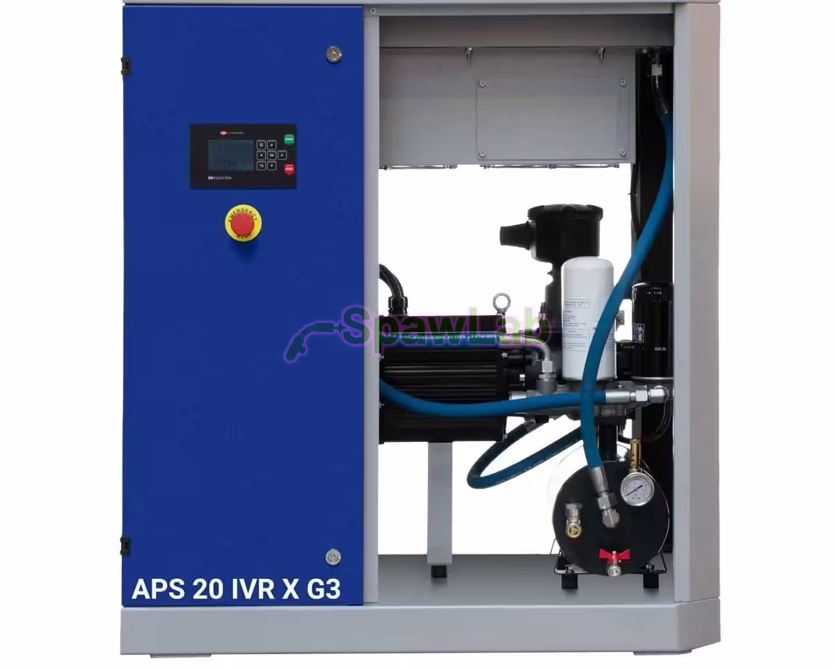 Airpress Screw compressor APS 20 IVR X G3 10 bar 20 HP/15 kW 1100-2164 l/min, photo 2