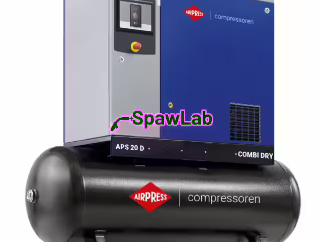 Airpress Screw compressor APS 20D Combi Dry G3 10 bar 20 HP/15 kW 1983 l/min 500 l