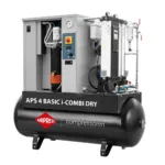 Airpress Kompresor śrubowy APS 4 Basic i-Combi Dry 10 bar 4 KM/3 kW 366 l/min 200L z adsorpcyjnym zestawem filtracyjnym OFAG4, zdjęcie 3