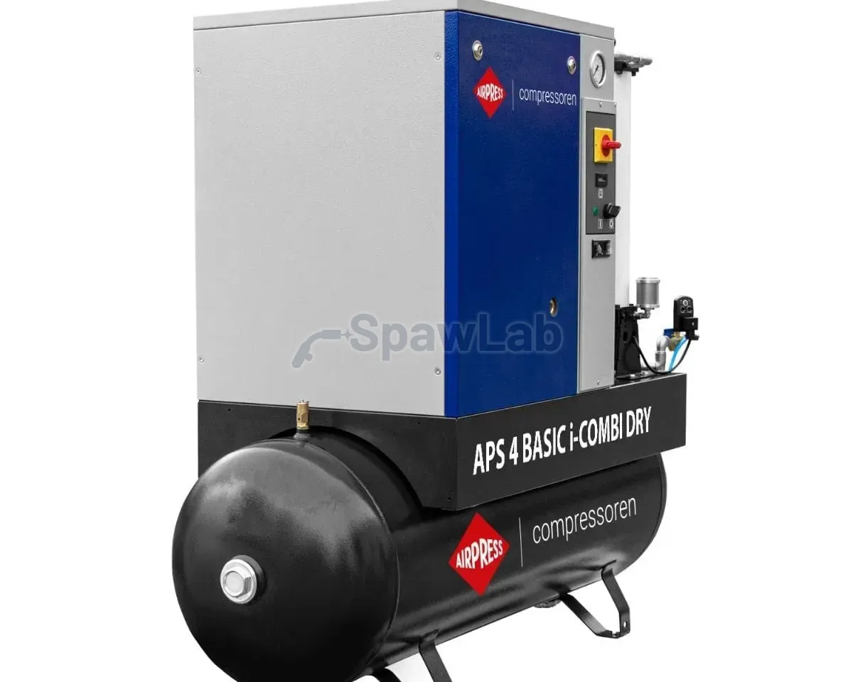 Airpress Kompresor śrubowy APS 4 Basic i-Combi Dry 10 bar 4 KM/3 kW 366 l/min 200L z adsorpcyjnym zestawem filtracyjnym OFAG4, zdjęcie 5
