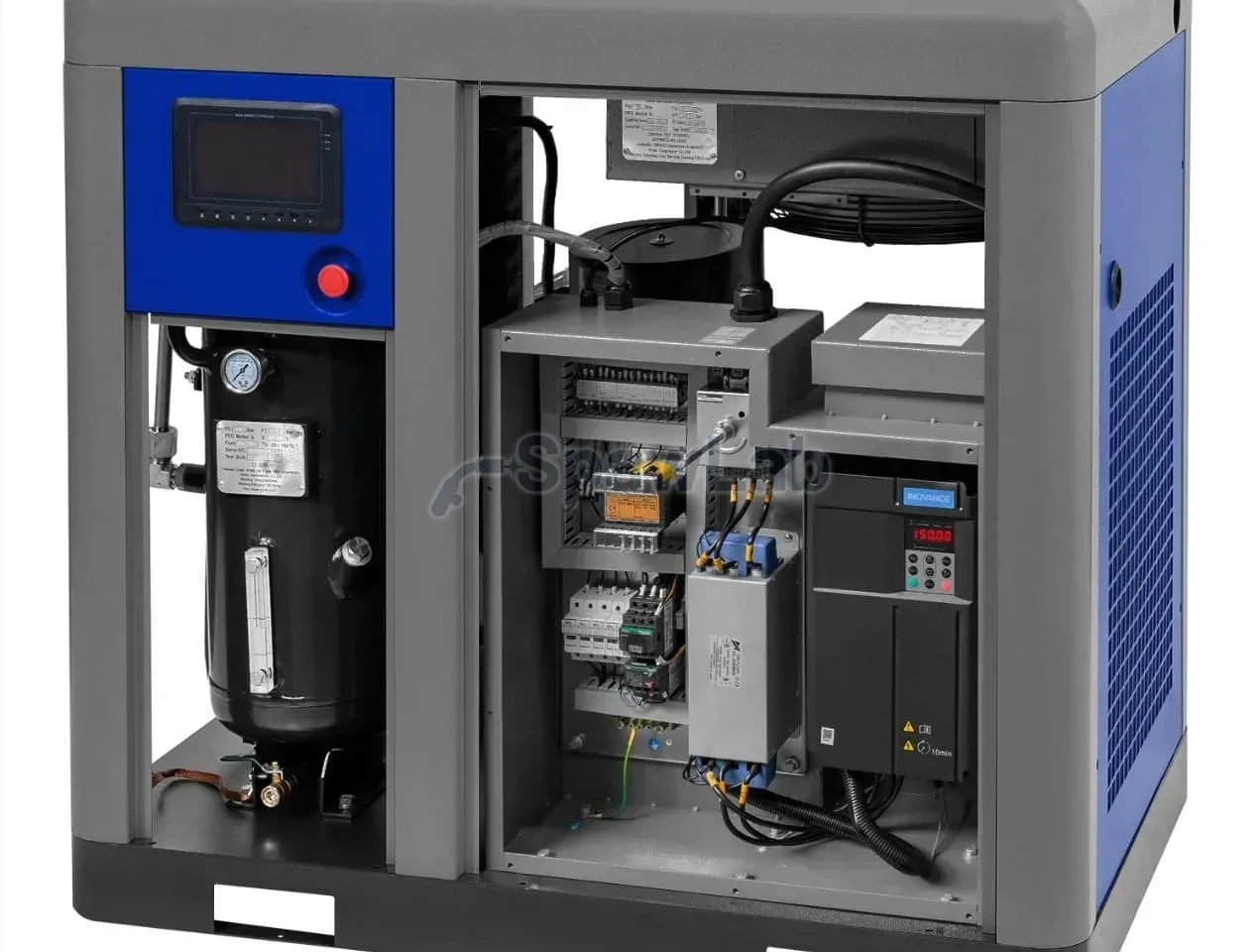 Airpress APS 40 IVR X screw compressor 10 bar 40 HP/30 kW 1050-4500 l/min, photo 3