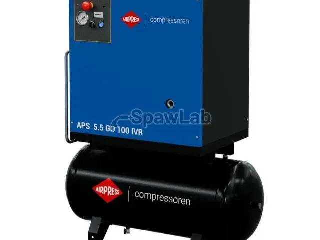 Airpress Kompresor śrubowy APS 5.5 GO 100 Combi IVR 5.5 KM / 4 kW 10 bar 264-468 l/min 100 l