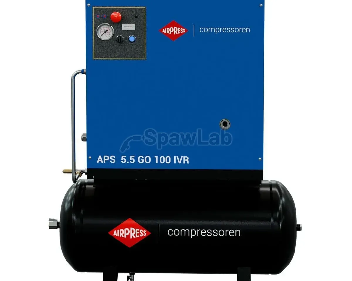 Airpress Kompresor śrubowy APS 5.5 GO 100 Combi IVR 5.5 KM / 4 kW 10 bar 264-468 l/min 100 l, zdjęcie 2