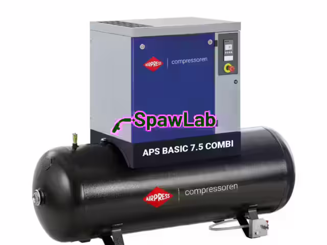 Airpress Kompresor śrubowy APS 7.5 Basic Combi 8 bar 7.5 KM/5.5 kW 846 l/min 500 l