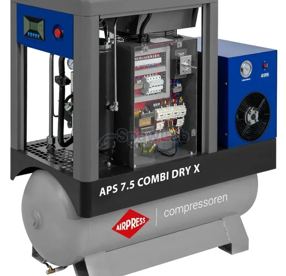 Airpress Kompresor śrubowy APS 7.5 Combi Dry X 10 bar 7.5 KM/5.5 kW 690 l/min 200 l, zdjęcie 2