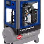 Airpress Screw compressor APS 7.5 IVR Combi X 10 bar 7.5 HP/5.5 kW 170-760 l/min 200 l