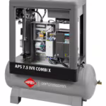 Airpress Screw compressor APS 7.5 IVR Combi X 10 bar 7.5 HP/5.5 kW 170-760 l/min 200 l, photo 4
