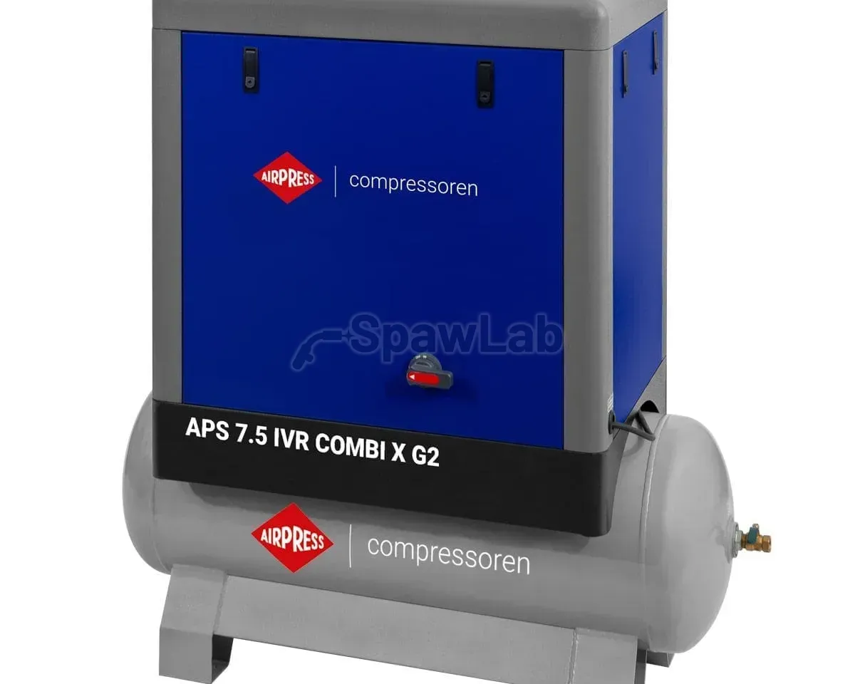 Airpress Kompresor śrubowy APS 7.5 IVR Combi X G2 10 bar 7.5 KM/5.5 kW 290-790 l/min 200 l, zdjęcie 2
