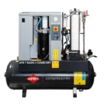 Airpress Kompresor śrubowy APS 7 Basic i-Combi Dry 10 bar 7.5 KM/5.5 kW 780 l/min 200 l z adsorpcyjnym zestawem filtracyjnym OFAG4