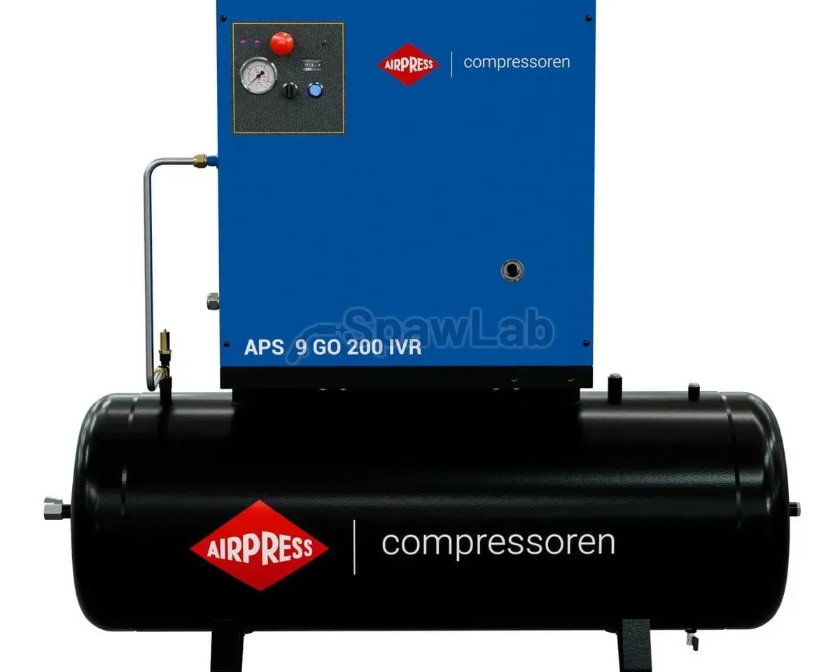 Airpress Schraubenkompressor APS 9 GO 200 Combi IVR 10 PS / 7.5 kW 10 bar 264-798 l/min 200 l, Bild 2