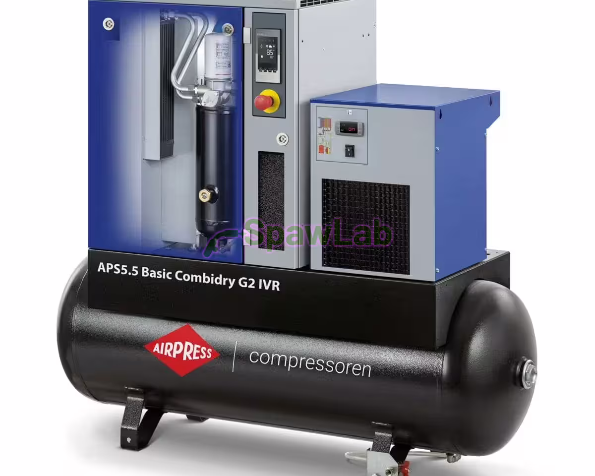 Airpress Kompresor śrubowy APS Basic 5.5 Combi Dry G2 IVR 10 bar 5.5 KM/4 kW 200 l, zdjęcie 2