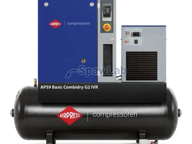Airpress Kompresor śrubowy APS Basic 9 Combi Dry G2 IVR 10 bar 10 KM/7.5 kW 200 l