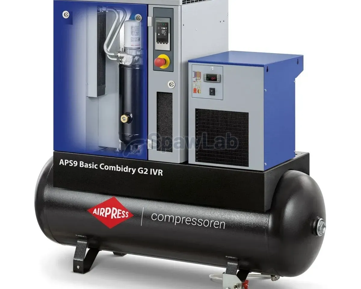 Airpress Kompresor śrubowy APS Basic 9 Combi Dry G2 IVR 10 bar 10 KM/7.5 kW 200 l, zdjęcie 2