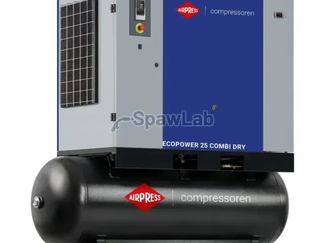 Airpress Kompresor śrubowy EcoPower 25B Combi Dry 10 bar 25 KM/18.5 kW 2700 l/min 500 l